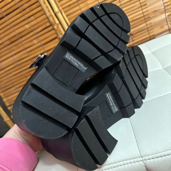 Dolce Vita Women's Nebula Chunky Platforms Mary Jane Pump Shoes Black Size 7.5 - Picture 6 of 7